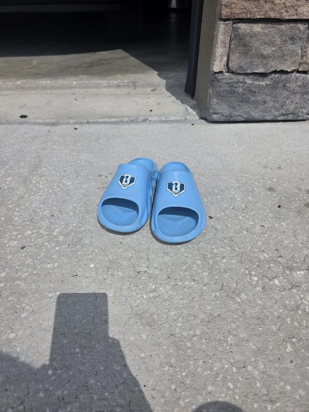Baseball 101 Blue Men's Slides Size 8-9